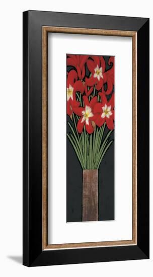 Red Hot Lilies-Rachel Rafferty-Framed Art Print