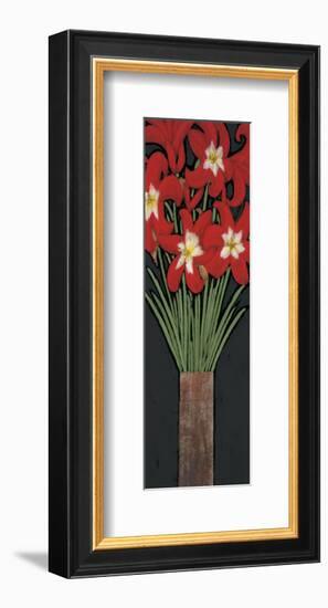 Red Hot Lilies-Rachel Rafferty-Framed Art Print