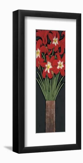 Red Hot Lilies-Rachel Rafferty-Framed Art Print