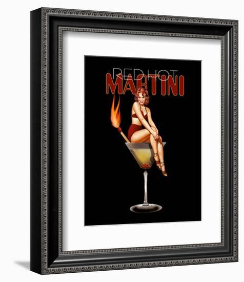 Red Hot Martini-Ralph Burch-Framed Art Print