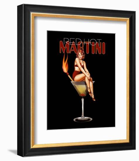 Red Hot Martini-Ralph Burch-Framed Art Print