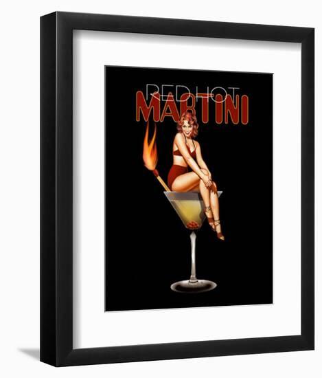 Red Hot Martini-Ralph Burch-Framed Art Print