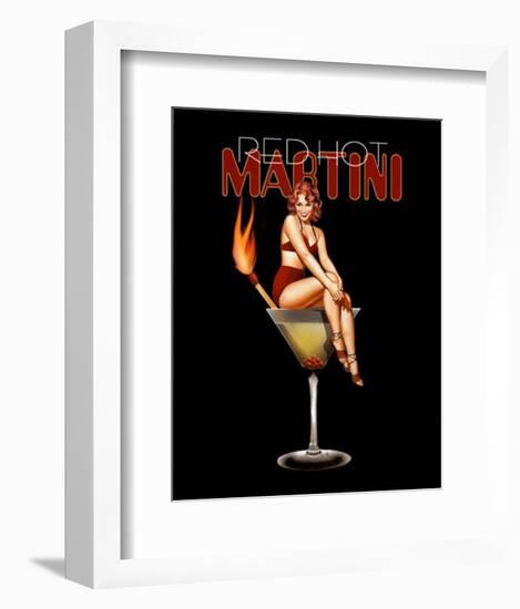 Red Hot Martini-Ralph Burch-Framed Art Print