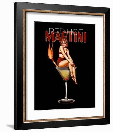 Red Hot Martini-Ralph Burch-Framed Art Print