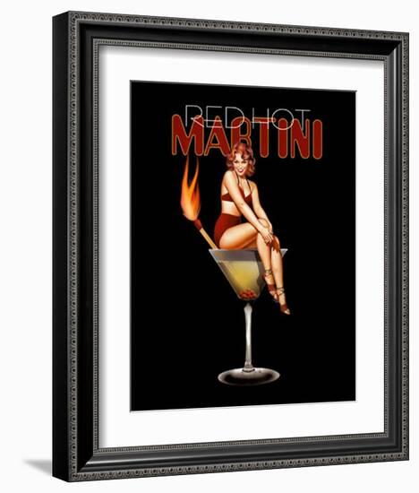 Red Hot Martini-Ralph Burch-Framed Art Print