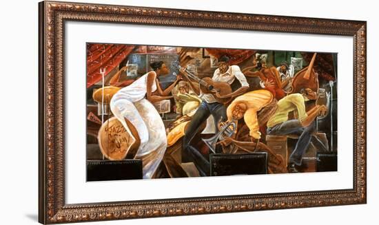 Red Hot on Cool-Frank Morrison-Framed Art Print