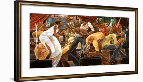 Red Hot on Cool-Frank Morrison-Framed Art Print