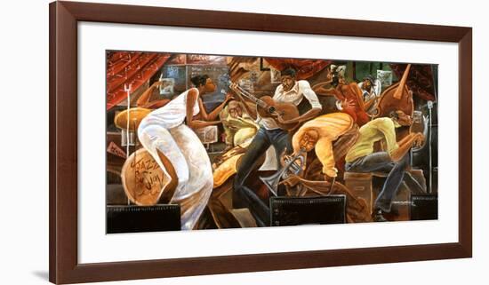 Red Hot on Cool-Frank Morrison-Framed Art Print