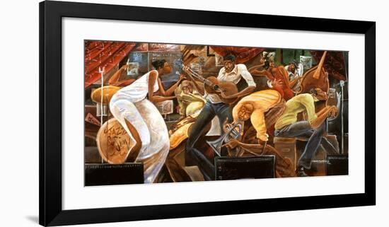 Red Hot on Cool-Frank Morrison-Framed Art Print