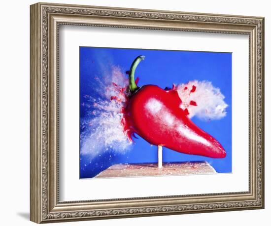 Red Hot Pepper-Alan Sailer-Framed Photographic Print