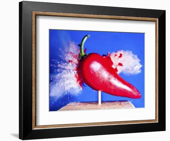 Red Hot Pepper-Alan Sailer-Framed Photographic Print