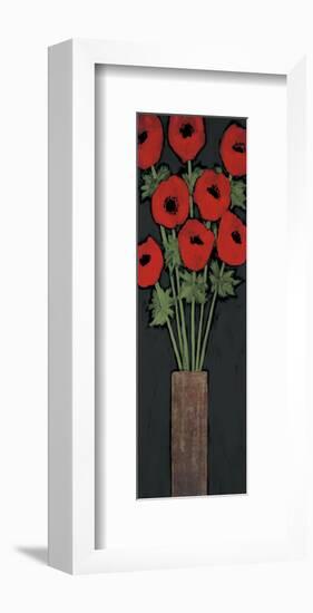 Red Hot Poppies-Rachel Rafferty-Framed Art Print