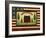 Red House with Flag Border-Debbie McMaster-Framed Giclee Print