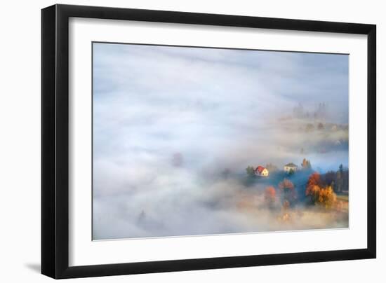 Red House-Marcin Sobas-Framed Photographic Print