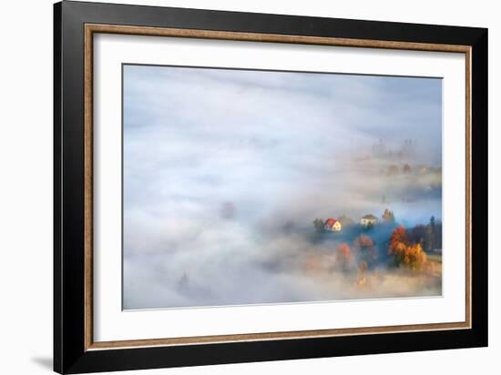 Red House-Marcin Sobas-Framed Photographic Print