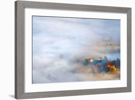 Red House-Marcin Sobas-Framed Photographic Print