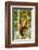 Red Howler Monkey (Alouatta Seniculus) With Peruvian Red Uakari Monkey (Cacajao Calvus Ucayalii)-Mark Bowler-Framed Photographic Print