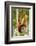 Red Howler Monkey (Alouatta Seniculus) With Peruvian Red Uakari Monkey (Cacajao Calvus Ucayalii)-Mark Bowler-Framed Photographic Print