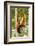 Red Howler Monkey (Alouatta Seniculus) With Peruvian Red Uakari Monkey (Cacajao Calvus Ucayalii)-Mark Bowler-Framed Photographic Print