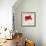 Red I-Amy Melious-Framed Art Print displayed on a wall