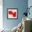 Red III-Amy Melious-Framed Art Print displayed on a wall