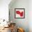 Red III-Amy Melious-Framed Art Print displayed on a wall