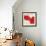 Red III-Amy Melious-Framed Art Print displayed on a wall