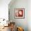 Red Impressions II-Lanie Loreth-Framed Art Print displayed on a wall