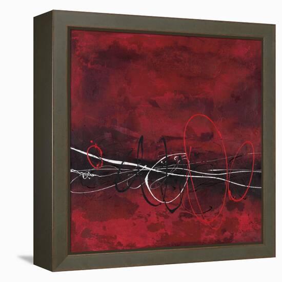 Red in Motion 2-Filippo Ioco-Framed Stretched Canvas