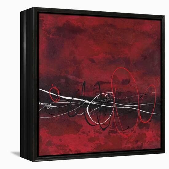 Red in Motion 2-Filippo Ioco-Framed Stretched Canvas