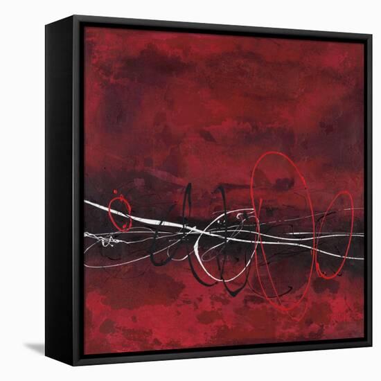 Red in Motion 2-Filippo Ioco-Framed Stretched Canvas