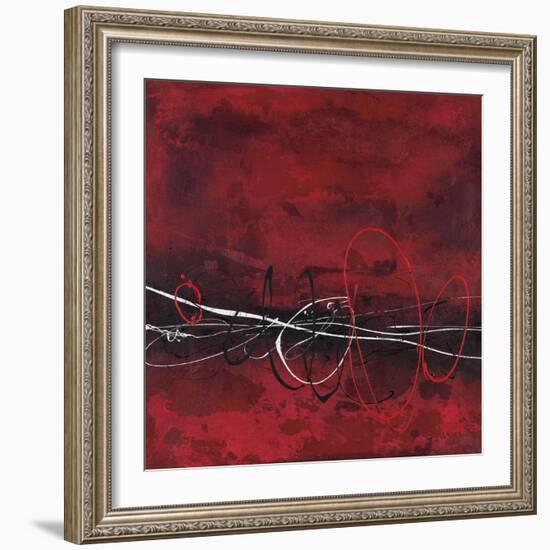 Red in Motion 2-Filippo Ioco-Framed Art Print