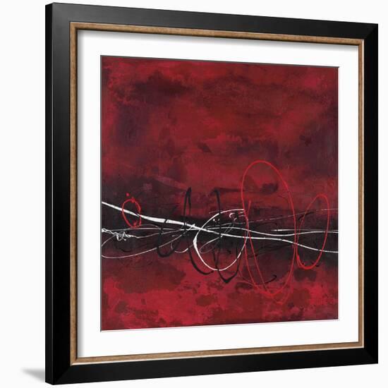 Red in Motion 2-Filippo Ioco-Framed Art Print