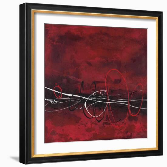 Red in Motion 2-Filippo Ioco-Framed Art Print