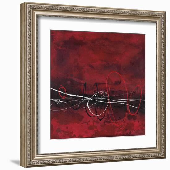 Red in Motion 2-Filippo Ioco-Framed Art Print