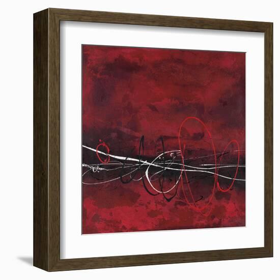 Red in Motion 2-Filippo Ioco-Framed Art Print