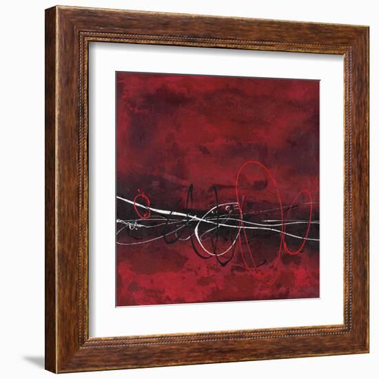 Red in Motion 2-Filippo Ioco-Framed Art Print