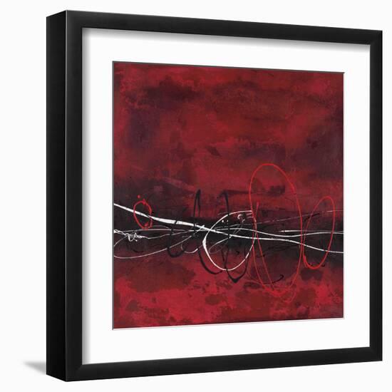 Red in Motion 2-Filippo Ioco-Framed Art Print