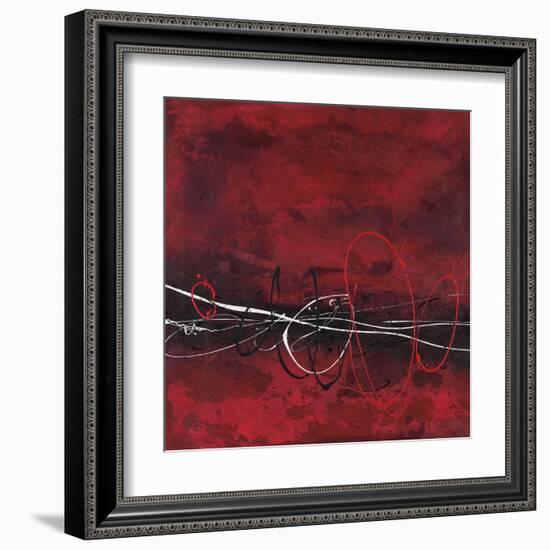 Red in Motion 2-Filippo Ioco-Framed Art Print