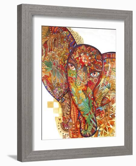 Red India-Oxana Zaika-Framed Giclee Print