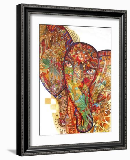 Red India-Oxana Zaika-Framed Giclee Print