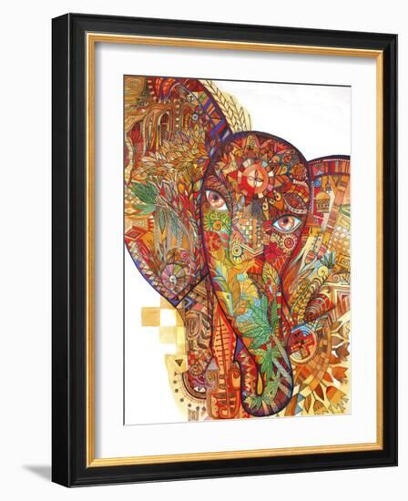 Red India-Oxana Zaika-Framed Giclee Print