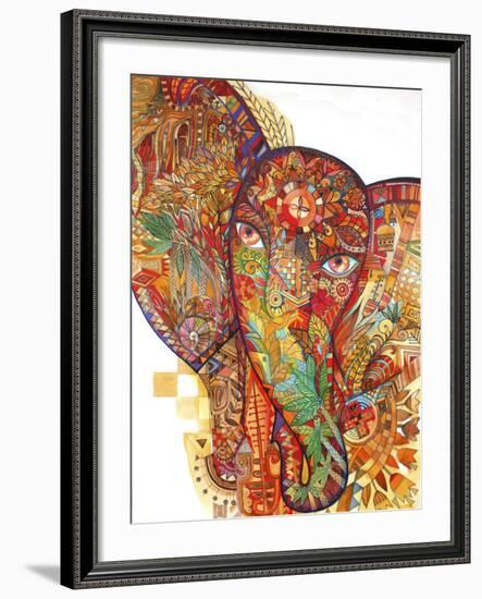 Red India-Oxana Zaika-Framed Giclee Print