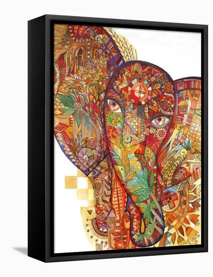 Red India-Oxana Zaika-Framed Premier Image Canvas