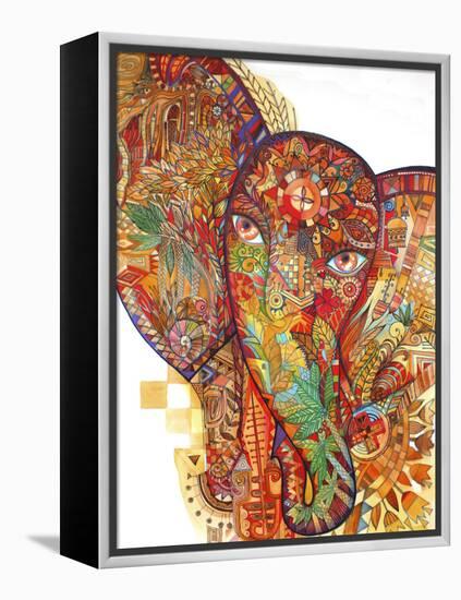 Red India-Oxana Zaika-Framed Premier Image Canvas