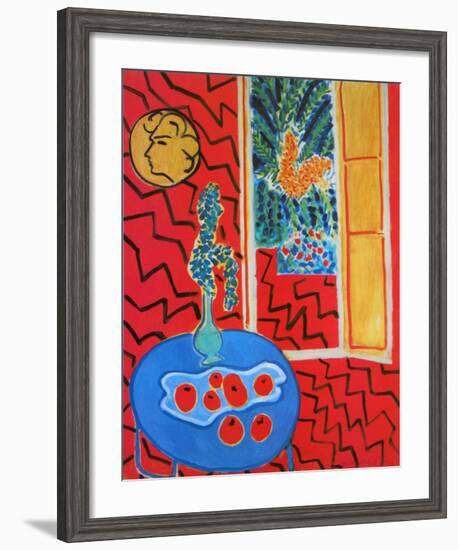 Red Interieur, Still Life on a Blue Table, c.1947-Henri Matisse-Framed Art Print