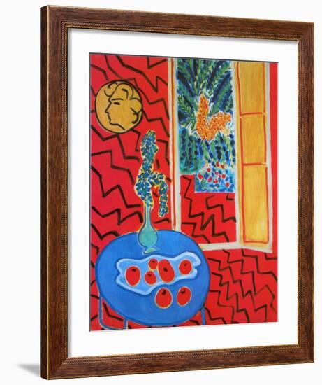 Red Interieur, Still Life on a Blue Table, c.1947-Henri Matisse-Framed Art Print