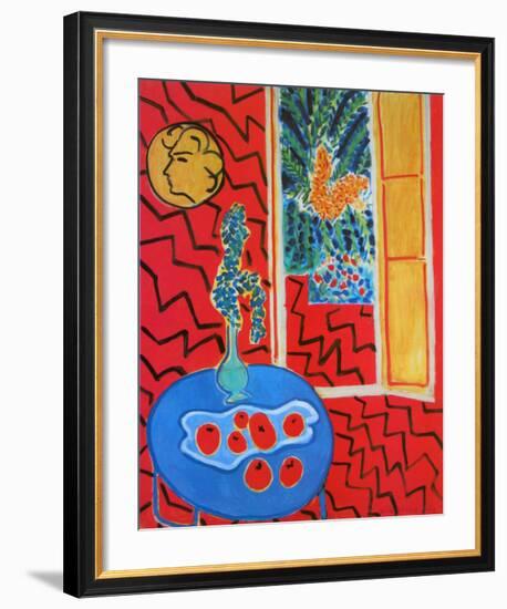 Red Interieur, Still Life on a Blue Table, c.1947-Henri Matisse-Framed Art Print