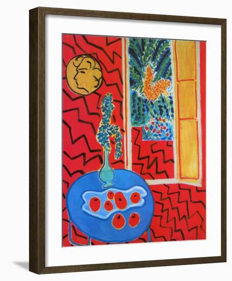 Red Interieur, Still Life on a Blue Table, c.1947-Henri Matisse-Framed Art Print