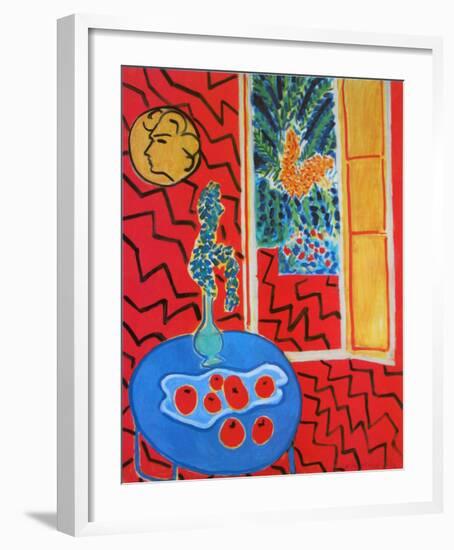 Red Interieur, Still Life on a Blue Table, c.1947-Henri Matisse-Framed Art Print